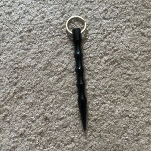Black Personal Protection Keychain